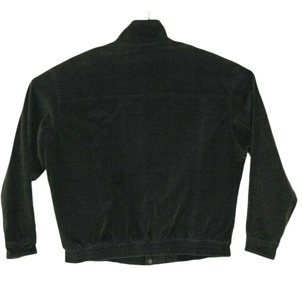 Avid Jacket Mens XL Coat Brown Bomber Tweed Combed Cotton Quilted Lining Vintage